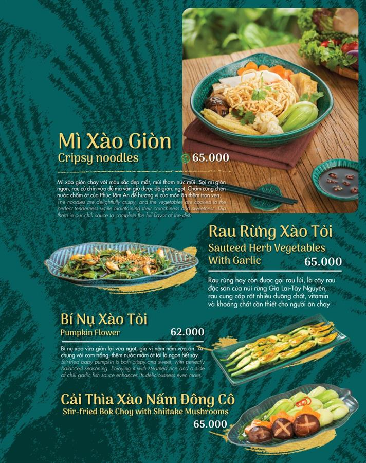 Món chính menu